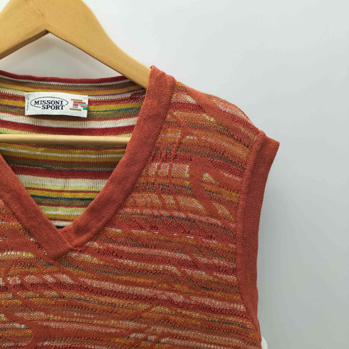 ミッソーニスポーツ MISSONI SPORTS 総柄 ニットワンピース レディース