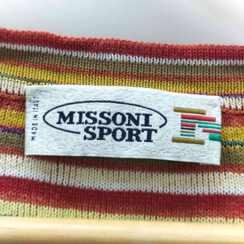 ミッソーニスポーツ MISSONI SPORTS 総柄 ニットワンピース レディース