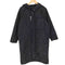 ザラ ZARA フーデッド ダブルジップ キルティング ロングコート レディース M