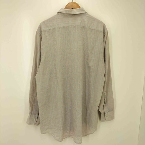 パーマネントプレス Permanent Press 60-70S 襟芯 ポリエステル コットン L/S レギュラーカラーシャツ メンズ