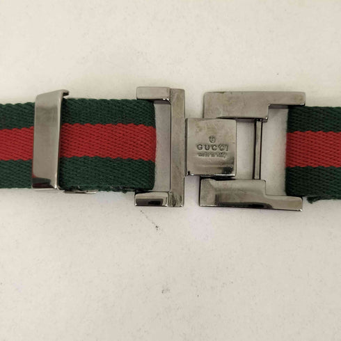 グッチ GUCCI シェリーライン キャンバスベルト レディース
