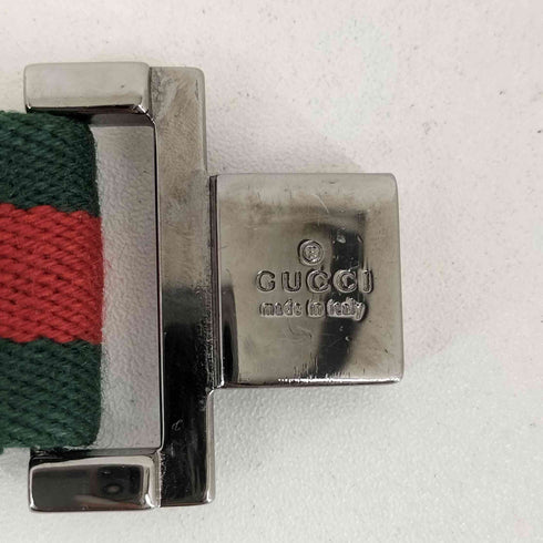 グッチ GUCCI シェリーライン キャンバスベルト レディース