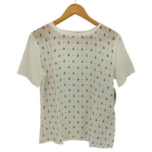 ウィークエンドマックスマーラ Weekend Max Mara 総柄 シルク 100 S/S Tシャツ レディース import:M