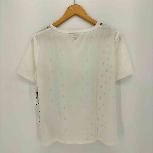ウィークエンドマックスマーラ Weekend Max Mara 総柄 シルク 100 S/S Tシャツ レディース import:M