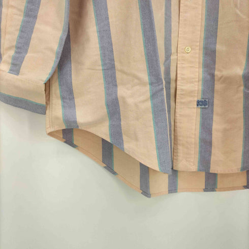 ラルフローレン RALPH LAUREN 90-00s ポニー刺繍 マルチストライプ ボタンダウンシャツ メンズ 15 1/2 -33
