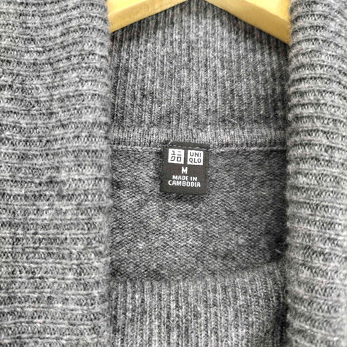 ユニクロ UNIQLO CASHMERE 100% カシミヤ タートルネック ニット メンズ JPN:M