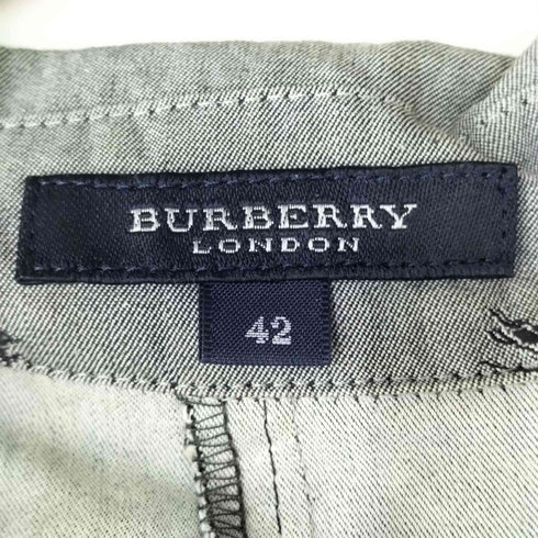 バーバリーロンドン BURBERRY LONDON 総柄 ホースロゴ シェルボタン ノースリーブ シャツ ワンピース レディース EUR:42