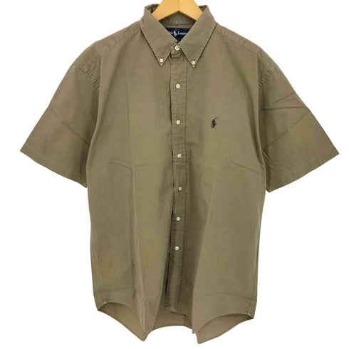 ラルフローレン RALPH LAUREN 90-00s BLAKE ポニー刺繍 ボタンダウン半袖シャツ メンズ import:M