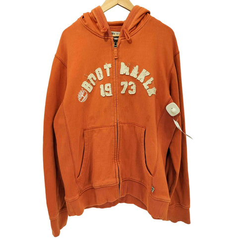 ティンバーランド Timberland フロントワッペン ジップパーカー メンズ import:XL