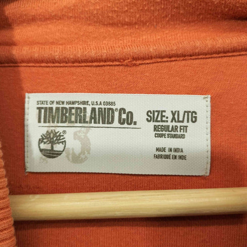 ティンバーランド Timberland フロントワッペン ジップパーカー メンズ import:XL
