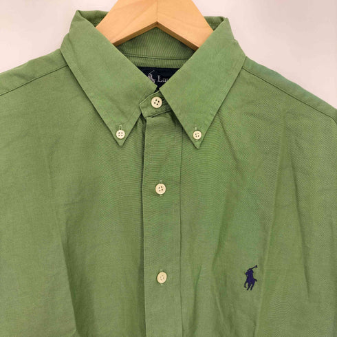 ラルフローレン RALPH LAUREN 90-00s YARMOUTH ポニー刺繍 ボタンダウン 長袖シャツ メンズ 15-33