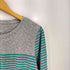 エルエルビーン L.L.Bean サイドスリット ボートネック ボーダー長袖カットソー レディース import:M