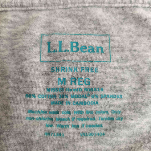 エルエルビーン L.L.Bean サイドスリット ボートネック ボーダー長袖カットソー レディース import:M