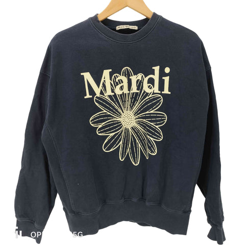 マルディメクルディ Mardi Mercredi プリントクルーネックスウェット レディース