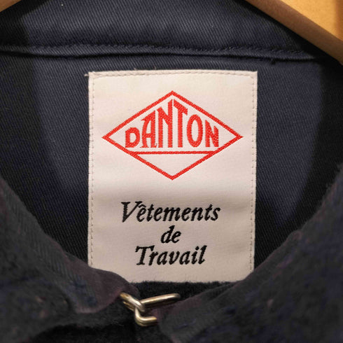 ダントン DANTON ウールモッサ ダブルブレスト フードジャケット レディース JPN:36