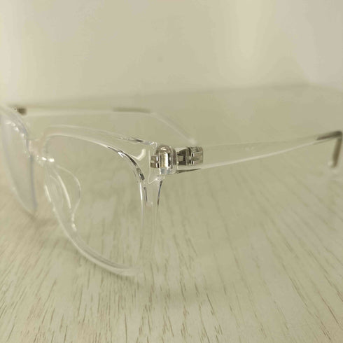 ゾフ zoff FASHION SPRING TREND クリアフレーム ウェリントングラス レディース 55□19-145