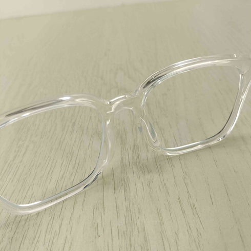 ゾフ zoff FASHION SPRING TREND クリアフレーム ウェリントングラス レディース 55□19-145