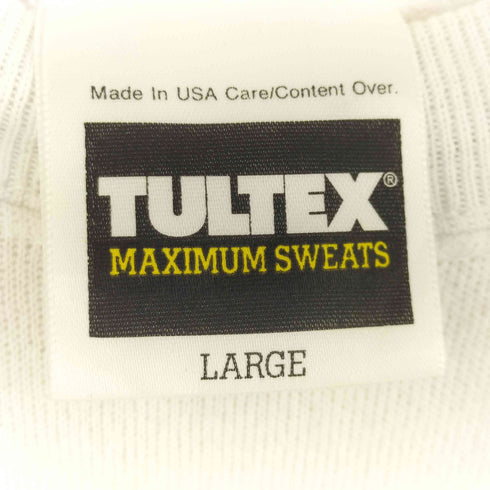タルテックス TULTEX 90s USA製 プリント ラグラン スウェット メンズ L