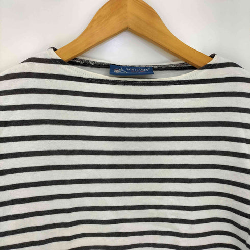 セントジェームス SAINT JAMES フランス製 ボートネック ボーダー バスクシャツ レディース JPN:XS