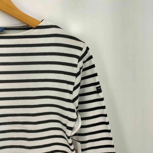セントジェームス SAINT JAMES フランス製 ボートネック ボーダー バスクシャツ レディース JPN:XS