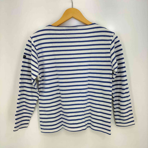 セントジェームス SAINT JAMES フランス製 ボートネック ボーダー バスクシャツ レディース JPN:XS