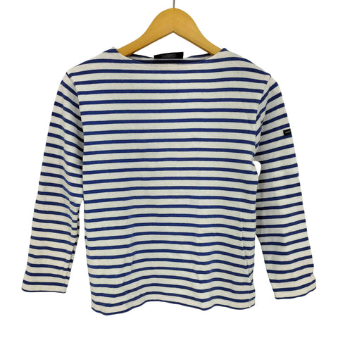 セントジェームス SAINT JAMES フランス製 ボートネック ボーダー バスクシャツ レディース JPN:XS