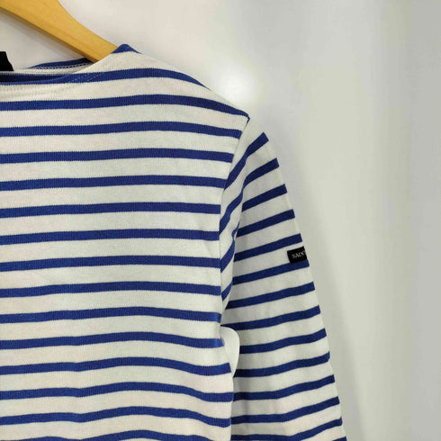 セントジェームス SAINT JAMES フランス製 ボートネック ボーダー バスクシャツ レディース JPN:XS