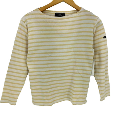セントジェームス SAINT JAMES フランス製 ボートネック ボーダー バスクシャツ レディース JPN:XS