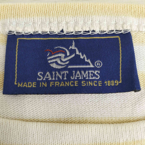 セントジェームス SAINT JAMES フランス製 ボートネック ボーダー バスクシャツ レディース JPN:XS