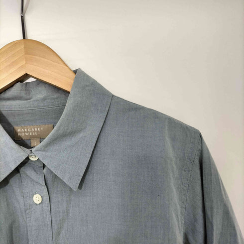 マーガレットハウエル MARGARET HOWELL FINE COTTON CHAMBRAY シャンブレーシャツ レディース JPN:1