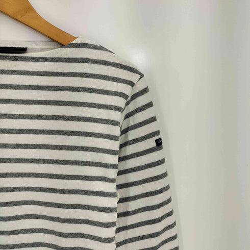 セントジェームス SAINT JAMES フランス製 ボートネック ボーダー バスクシャツ レディース JPN:XS