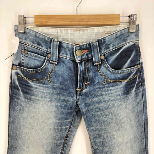 エドウィン EDWIN 5ポケット ジップフライ デニム パンツ Y2K レディース JPN:XS