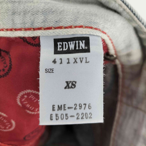 エドウィン EDWIN 5ポケット ジップフライ デニム パンツ Y2K レディース JPN:XS
