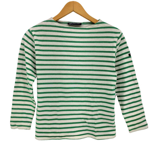 セントジェームス SAINT JAMES フランス製 ボートネック ボーダー バスクシャツ レディース JPN:XS