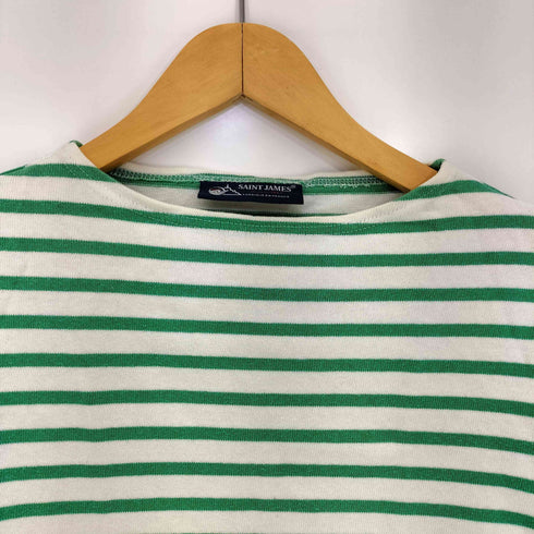 セントジェームス SAINT JAMES フランス製 ボートネック ボーダー バスクシャツ レディース JPN:XS