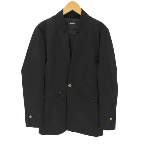 enfin leve アンフェンレーヴ areso blazer schoeller dryskin black ギミック 1B テーラード ジャケット メンズ import:XS