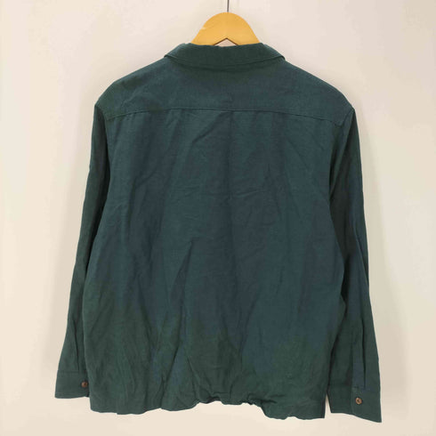カスタムスタイル KUSTOMSTYLE レーヨン 麻 リネン L/S キューバ シャツ メンズ import:M