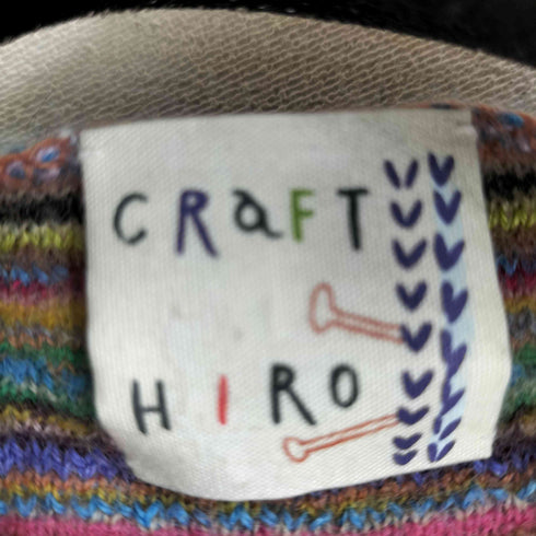 craft hiro マルチボーダーカラーニット地タンクトップ レディース