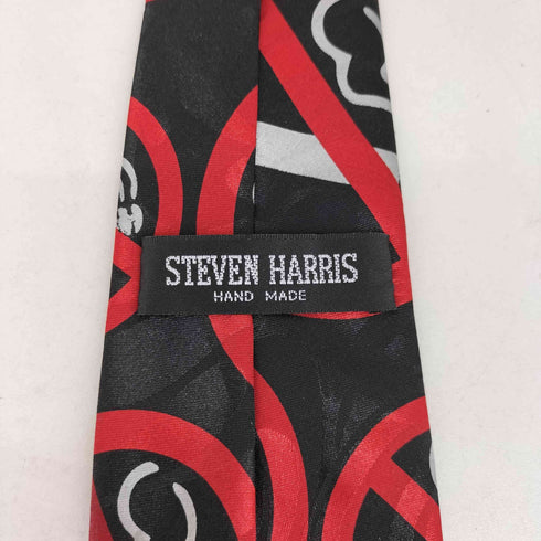 STEVEN HARRIS 禁煙 デザインネクタイ メンズ