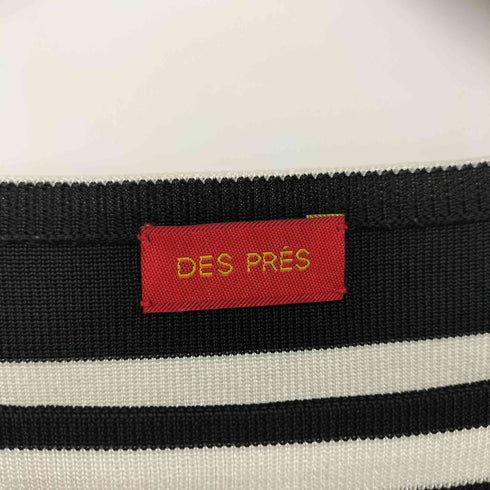 デプレ DES PRES レーヨンポリエステル プレーティング ボートネックプルオーバー レディース JPN:S