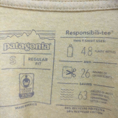 パタゴニア patagonia バックロゴプリントTシャツ メンズ JPN:S