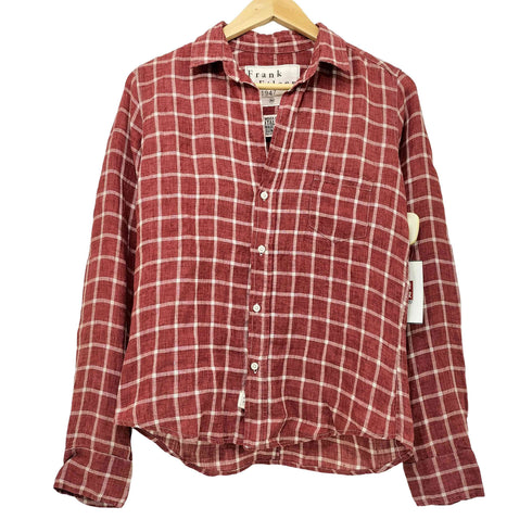 フランクアンドアイリーン Frank&Eileen BARRY リネン チェック シャツ レディース import:XS