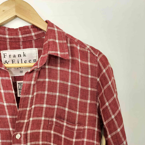 フランクアンドアイリーン Frank&Eileen BARRY リネン チェック シャツ レディース import:XS