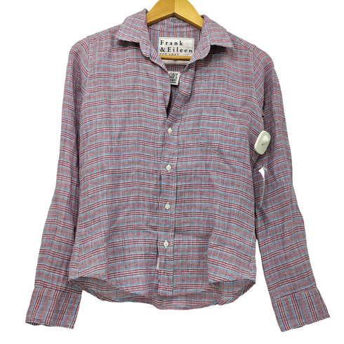 フランクアンドアイリーン Frank&Eileen BARRY リネン チェック シャツ レディース import:XS
