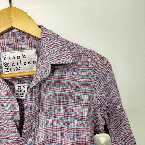 フランクアンドアイリーン Frank&Eileen BARRY リネン チェック シャツ レディース import:XS