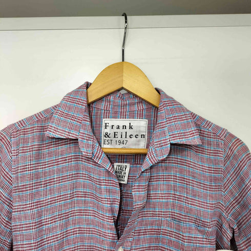 フランクアンドアイリーン Frank&Eileen BARRY リネン チェック シャツ レディース import:XS