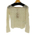 デニムアンドサプライラルフローレン DENIM&SUPPLY RALPH LAUREN クロシェ編みL/Sニットトップス レディース S