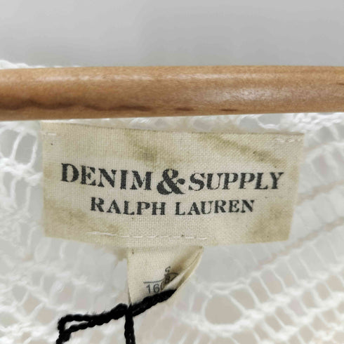 デニムアンドサプライラルフローレン DENIM&SUPPLY RALPH LAUREN クロシェ編みL/Sニットトップス レディース S