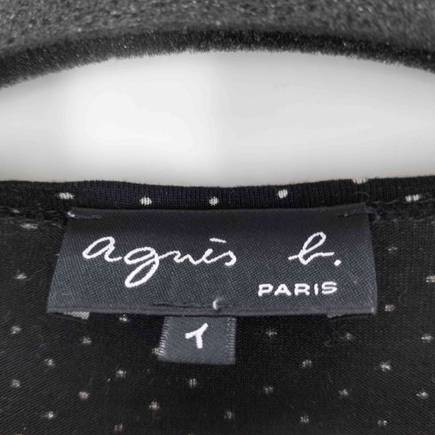 アニエスベー agnes b. PARIS ドット柄S/Sカットソー レディース 1