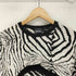 justcavalli MADE IN ITALY 幾何学模様ニット レディース S